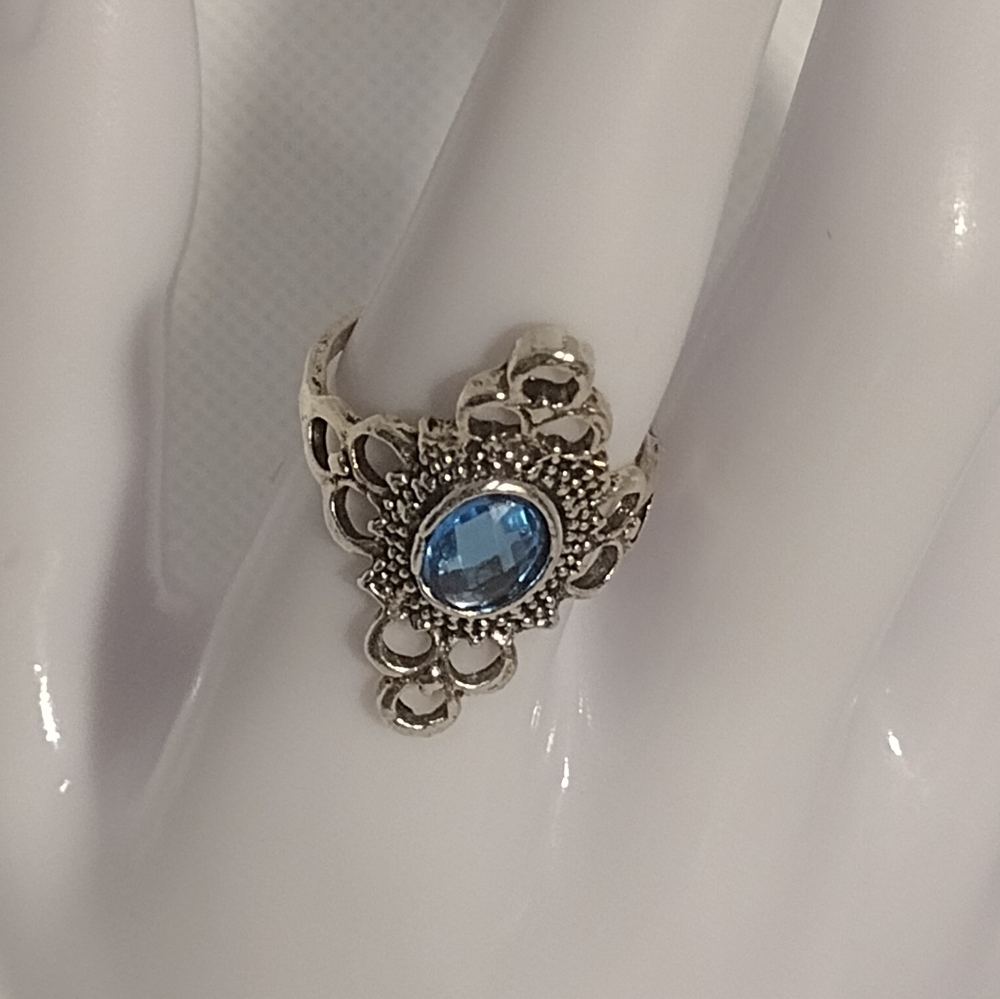 Bohemian Style Ring - Blue Shield